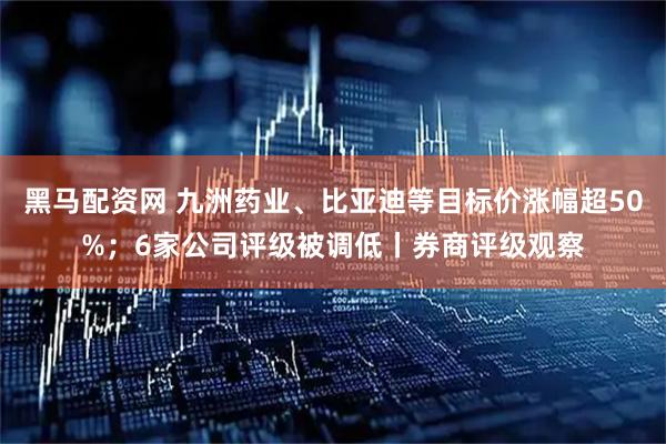 黑马配资网 九洲药业、比亚迪等目标价涨幅超50%；6家公司评级被调低丨券商评级观察
